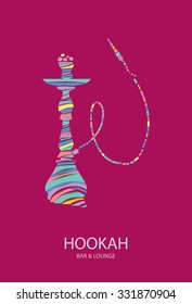 Hookah bar menu cover, Nargila, Shisha (vector Art)