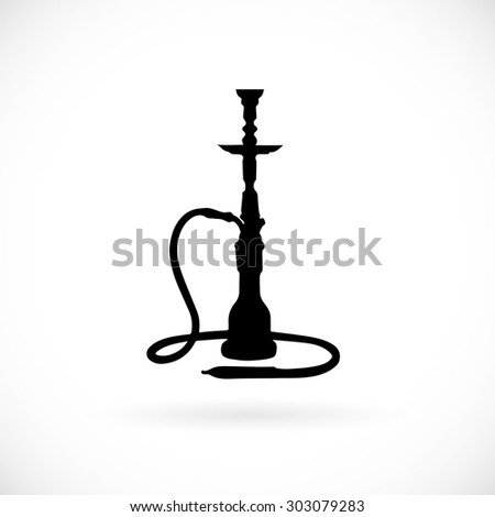 Hookah Black Logo Stock Vector (Royalty Free) 303079283 - Shutterstock