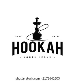 hookah and cafe logo  icon and vector