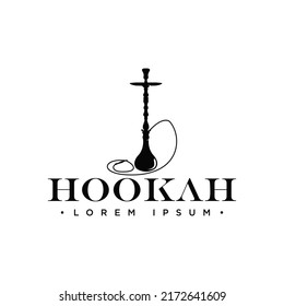 hookah and cafe logo  icon and vector