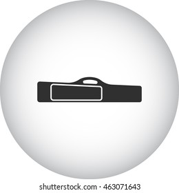 Hookah cover bag sign simple icon on background