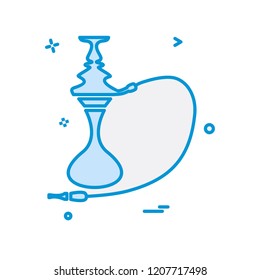 Hookah icon design vector