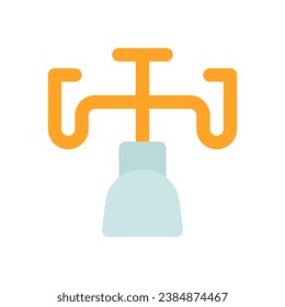 hookah icon flat style vector