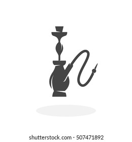 Hookah icon isolated on white background. Hookah vector logo. Flat design style. Modern vector pictogram for web graphics - stock vector