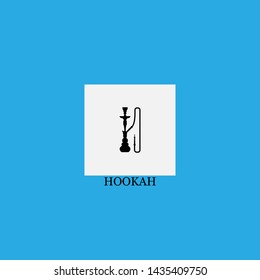 hookah icon sign signifier vector