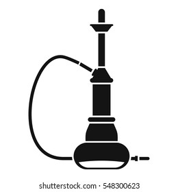 Hookah icon. Simple illustration of hookah vector icon for web
