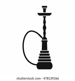 Hookah icon in simple style isolated on white background. Smoking symbol