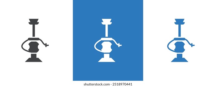 Ilustración de línea delgada de icono de cachimba