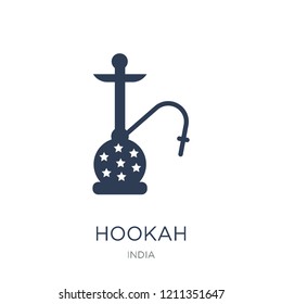 Hookah icon. Trendy flat vector Hookah icon on white background from india collection, vector illustration can be use for web and mobile, eps10