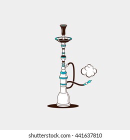 Hookah Icon. Vector Editable Illustration 