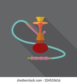 Hookah icon. Vector illustration.