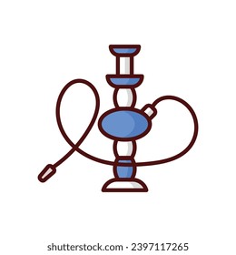 Hookah icon vector stock illustration