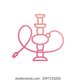 Hookah icon vector stock illustration