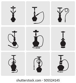 Hookah icons