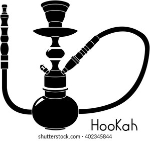 Hookah illustration isolated on white background