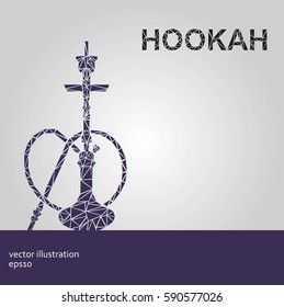 Hookah labels, badges and design elements collection. Vintage shisha logo. Lounge cafe emblem. Arabian bar or house, shop.