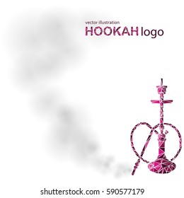 Hookah labels, badges and design elements collection. Vintage shisha logo. Lounge cafe emblem. Arabian bar or house, shop.