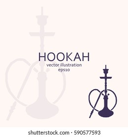 Hookah labels, badges and design elements collection. Vintage shisha logo. Lounge cafe emblem. Arabian bar or house, shop.