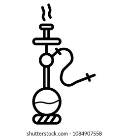 Hookah line icon