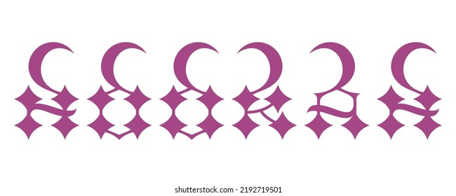 Hookah logo template.Vector custom lettering.