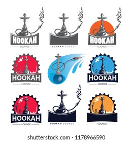 Hookah Lounge Icon Collection (Vector Art)