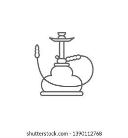 Hookah, marijuana icon. Element of marijuana icon. Thin line icon for website design and development, app development. Premium icon