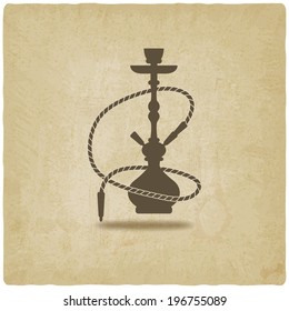 hookah old background - vector illustration. eps 10