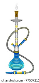 Hookah on a white background