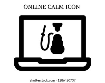 Hookah search icon. Editable Hookah search icon for web or mobile.