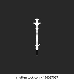 Hookah shaft sign simple icon on background