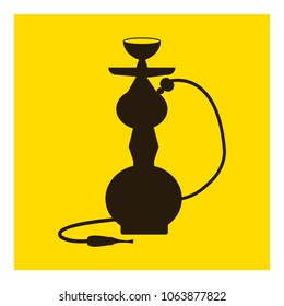 hookah. shisha icon vector