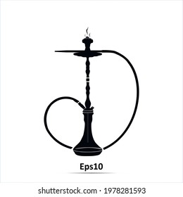 Hookah, Shisha icon. Vector illustration. Eps10