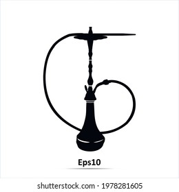 Hookah, Shisha icon. Vector illustration. Eps10