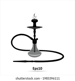 Hookah, Shisha icon. Vector illustration. Eps10