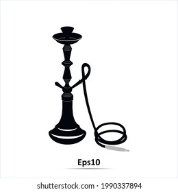 Hookah, Shisha icon. Vector illustration. Eps10