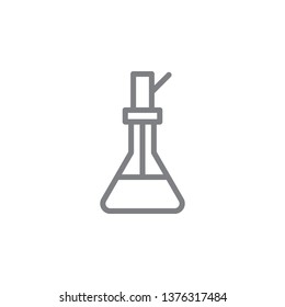 hookah, shisha outline icon. Elements of smoking activities illustration icon. Signs and symbols can be used for web, logo, mobile app, UI, UX on white background