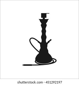 Hookah Shisha Sign Simple Icon On Stock Vector Royalty Free