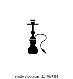 Hookah simple thin line icon vector illustration