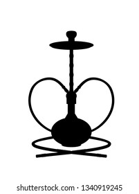 Hookah Smoking silhouette