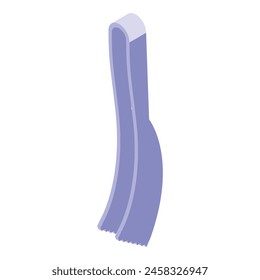 Hookah tongs icon isometric vector. Private flame vapor. Smoke relax