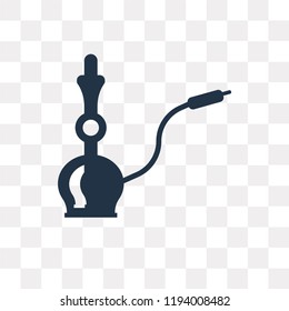 Hookah vector icon isolated on transparent background, Hookah transparency concept can be used web and mobile