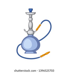 Hookah vector illustration isolated on white background. Shisha vector. Tobacco tools vector.
