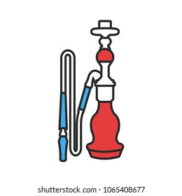 Hookahicon vector. Hookah sign on white background. Hookah icon for web and app