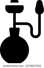 hookahVector illustration on a transparent background. Premium quality symmbols. Glyphs vector icons for concept and graphic design.