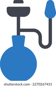 hookahVector illustration on a transparent background. Premium quality symmbols. Glyphs vector icons for concept and graphic design.