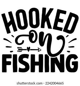 Hooked on Fishing vector file