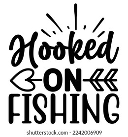 Hooked on Fishing vector file