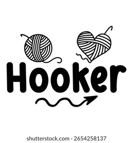 Hooker T shirt Design Lover