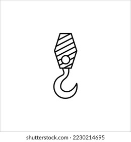 hooks vector. icon hooks isolated. vector illustration isolated on white background.