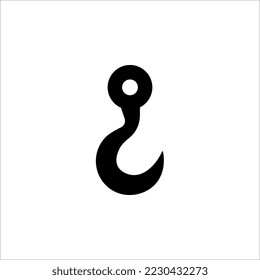 hooks vector. icon hooks isolated. vector illustration isolated on white background.